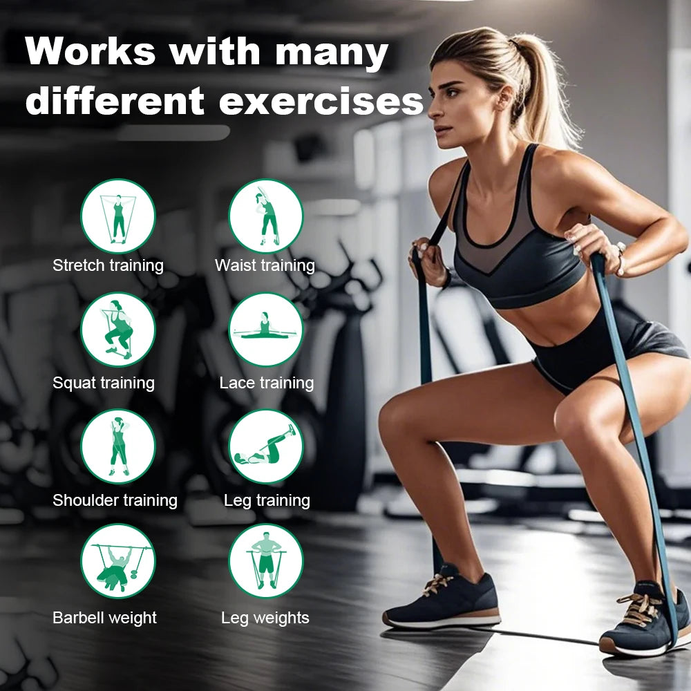 Ultimate Resistance Band Set – 5–120 lbs Home Workout Kit for Fitness, Yoga & Boxing Training