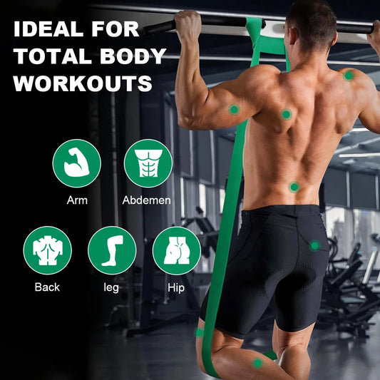 Ultimate Resistance Band Set – 5–120 lbs Home Workout Kit for Fitness, Yoga & Boxing Training