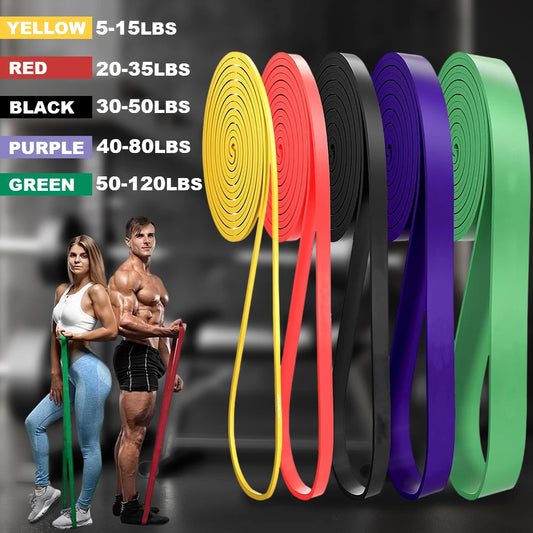 Ultimate Resistance Band Set – 5–120 lbs Home Workout Kit for Fitness, Yoga & Boxing Training